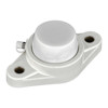 Picture of Plastic 2 Bolt Flange Food Grade Bearing with End Cap