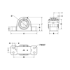 Picture of Heavy Duty Double Collar Type E 4 Bolt Pillow Block