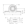 Picture of Low Base Pillow Block HT1000 Carbon Sleeve Bearing