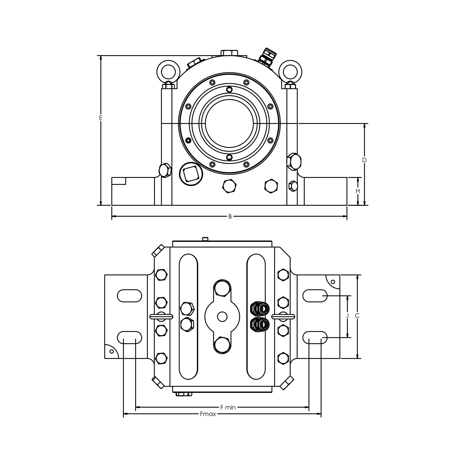 HTB CG1 Hydrodynamic Bearings.High Temp Bearings